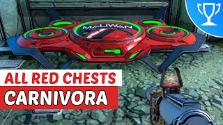 Borderlands 3  All Red Chest Locations  Carnivora [upl. by Line]