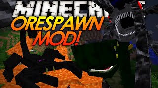 Como baixar e instalar mods no Minecraft OreSpawn  1710 [upl. by Ellecram]