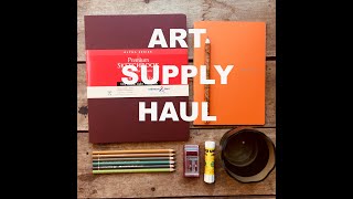 Art Supply Haul [upl. by Ries]