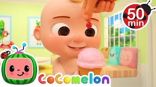 CoComelon  Ice Cream Song  Kids Fun amp Educational Cartoons  Moonbug Play and Learn [upl. by Henning]