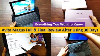 Avita Magus 2in1 Laptop Final Review after Using 30 Days  Windows 10 Detachable Laptop cum Tab [upl. by Meri]