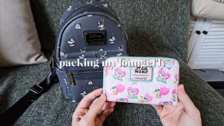 whats in my backpack  loungefly mini backpack  wallet [upl. by Maguire704]