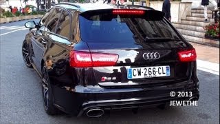 BRAND NEW 2013 Audi RS6 Avant C7 in Monaco Start up and Sound 1080p Full HD [upl. by Adyht365]