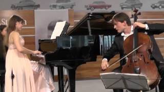 Anna Fedorova  Benedict Klöckner Chopin sonata in G minor Op65 [upl. by Arym]