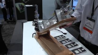 Gorilla Glass 3 Corning demo at CES 2013 [upl. by Eittod988]