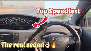 Toyota Etios top speed 🔥  180 😱 [upl. by Eniamert]