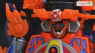 TMT143 Review DX Gekiatsu DaiOh HaOh Gekiatsu DaiOh Shuriken Sentai Ninninger 手裏剣戦隊ニンニンジャー [upl. by Safoelc]