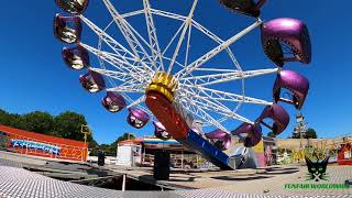 quotCENTRIFUGEquot TEST RIDE  FETE FORAINE DE FALAISE FRANCE 2021 [upl. by Refinnaej]