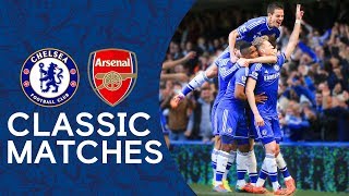 Chelsea 60 Arsenal  Record Win In Wengers 1000th Game  Premier League Classic Highlights [upl. by Neret671]