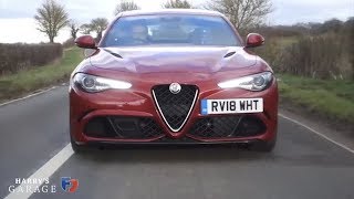 2019 Alfa Romeo Giulia Quadrifoglio drive review [upl. by Foley]