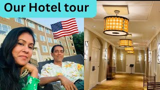 আমেরিকার Hotel গুলো দেখতে কেমন Lodge  Our Loft room tour bangla [upl. by Waugh]