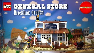 LEGO General Store  Bricklink 910031 for my Western Layout [upl. by Anuahs]