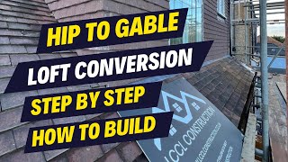 Hip To Gable Loft Conversion Step by Step [upl. by Adnilra515]