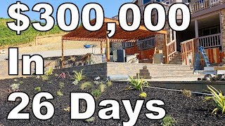 300000 Landscaping Job In 26 Days Luxury Landscape Construction [upl. by Aivatnuahs511]