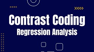 How to do Contrast Coding for Categorical variable in Regression Analysis [upl. by Shulins]