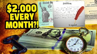 2000 EVERY MONTH Petition Explodes for Guaranteed Income Sign Now [upl. by Adlare]