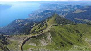 Incredible 4K Scenery From Montreux to Rochers de Naye with a Cog Railway [upl. by Aneer]