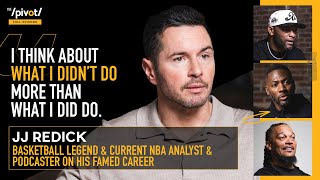 JJ Redick on storied life NBA Finals prediction teaming up w Lebron amp next head coach The Pivot [upl. by Nnylodnewg]