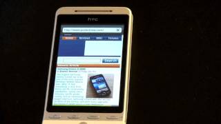 HTC Hero Web Browser [upl. by Peppie854]