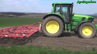 John Deere 6930 Premium  Cultivator 720m [upl. by Conrade]