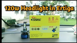 120w headlight in ertiga SSPEC [upl. by Huckaby]