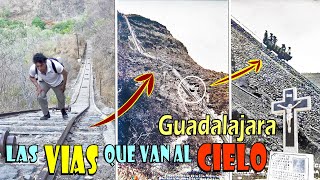 ¡SUBO las VÍAS que VAN al CIELO Un PUEBLO FANTASMA en la Barranca Huentitán Guadalajara [upl. by Anyahc]