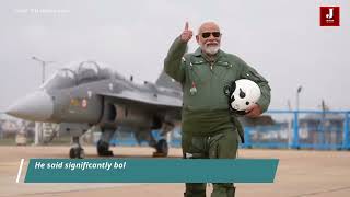 PM Modi completes sortie on twin seater Tejas becomes 1st Prime Minister to fly in a fighter [upl. by Soraya229]