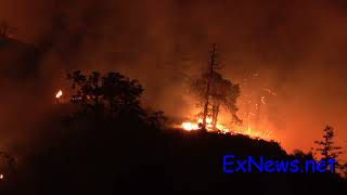 Keremeos Creek Fire Apex Wildfire Penticton British Columbia Wildfires 2022 [upl. by Eimmak]