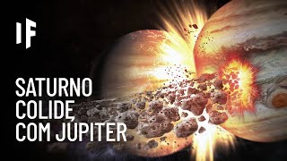 E se Júpiter e Saturno colidissem [upl. by Erroll]