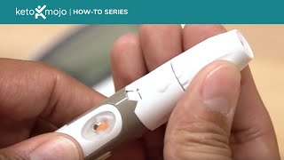 How to use your KetoMojo lancet device [upl. by Christin]