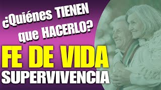 FE DE VIDA Supervivencia Jubilados y Pensionados 2022 ✅ [upl. by Caspar511]