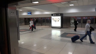 The Plane Train at the Atlanta Airport from Concourse T to Concourse C [upl. by Pain]