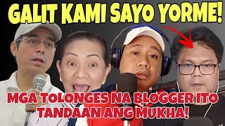 YORME GALIT SA TOLONGES NA BLOGGER MANGGAGAMIT KAYO NUNG MAYOR PA AKO [upl. by Diarmid14]