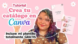 🦋 TUTORIAL crea tu catálogo de productos en Canva totalmente GRATIS⚡⚡ [upl. by Jorgensen]