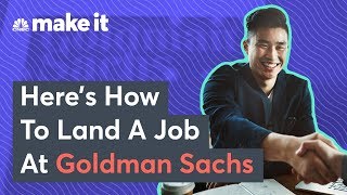 How To Get A Job At Goldman Sachs [upl. by Llewellyn]