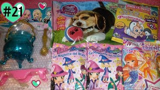 21 BLIND BAG EDICOLA Wizzyland Maghette Winx Paciocchini pet academy [upl. by Sset]