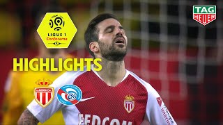 AS Monaco  RC Strasbourg Alsace  15   Highlights  ASM  RCSA  201819 [upl. by Akcirderf]