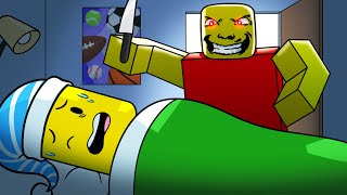 ORIGIN of WEIRD STRICT DAD Roblox Cartoon Animation [upl. by Ilahtan]