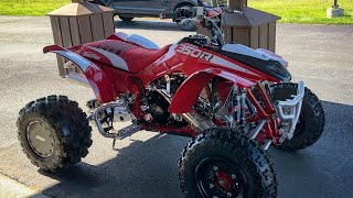 Big Bore HONDA TRX250R Testing Project 250r [upl. by Neelhtakyram302]