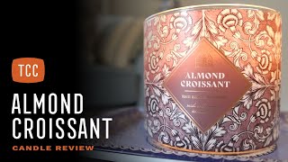 Almond Croissant Candle Review – Bath amp Body Works [upl. by Notreb]