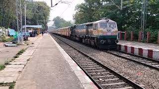 GOC WDP4D 40541 hauling ChamarajnagarCMNR  TumakuruTK entering Malleshwaram station [upl. by Aldwon]