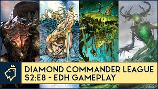 Zada vs Selenia vs Reaper King vs Muldrotha  S2E8  Diamond Commander League  MTG EDH Gameplay [upl. by Atsugua]