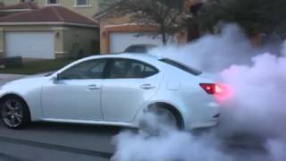 Lexus is 250 burnout Miami [upl. by Yreved]