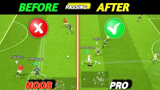 How to Passing Like PRO  How To Improve Your Passing  eFootball 2024 Mobile [upl. by Hanas602]