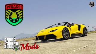 Pegassi Tempesta Spyder  GTA 5 Mods Customization [upl. by Kceb]