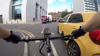 Mancunian Way to Deans gate  test commute on ebike 09082024 with some waffle [upl. by Posehn]