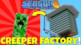 Minecraft CREEPER FARM Truly Bedrock S5 Ep13 Minecraft Bedrock Survival Lets Play [upl. by Eenahc637]