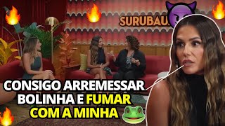 DEBORAH SECCO FAZ COISAS INUSITADAS COM A 🐸  PodcatsDelas Cortes [upl. by Lynus445]