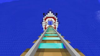 Minecraft NOOB vs PRO JAWS RIDE BUILD CHALLENGE [upl. by Enyar53]