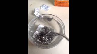 How to clean a tarnished italian silver chain [upl. by Alon]